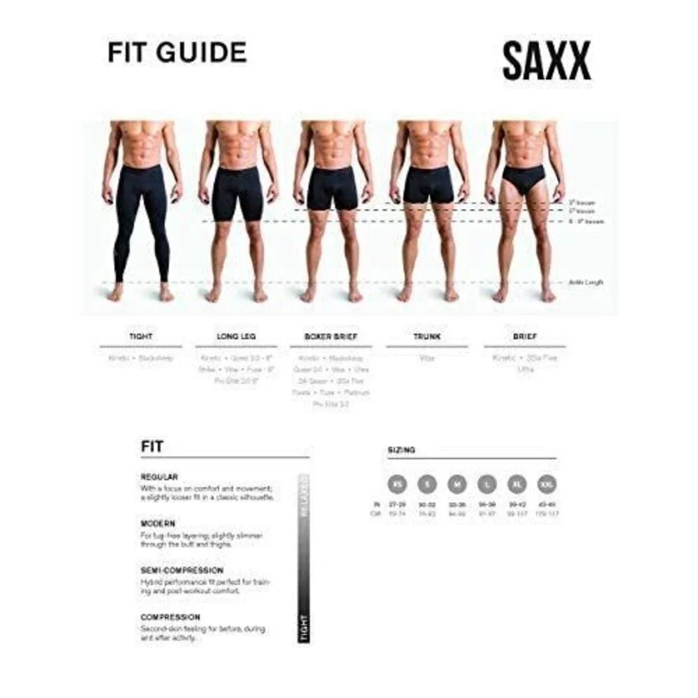 SAXX Men's Daytripper Boxer Briefs with Built-in Pouch Support - Med